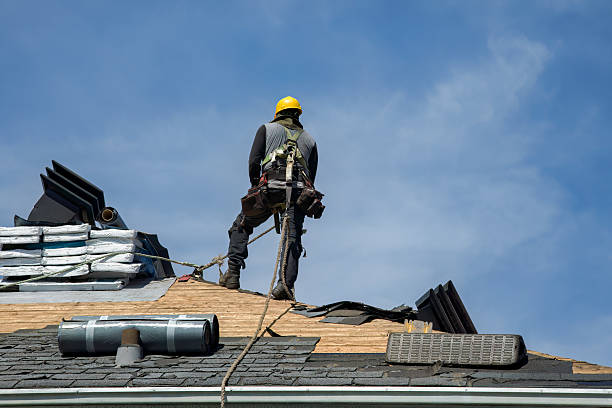 Professional Gutter Installation technician working in Notasulga, AL